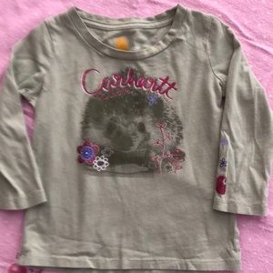 Girls carhartt shirt